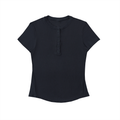 pitch black modal henley t shirt