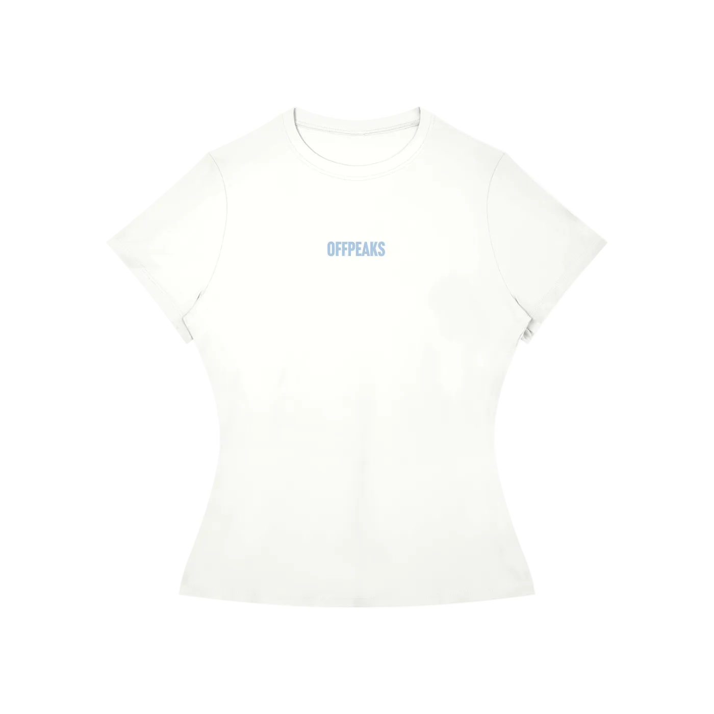 chalk / navy slim fit gym tee