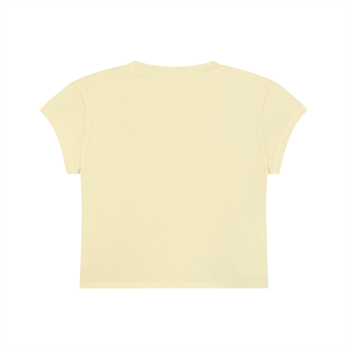 canary yellow crop top