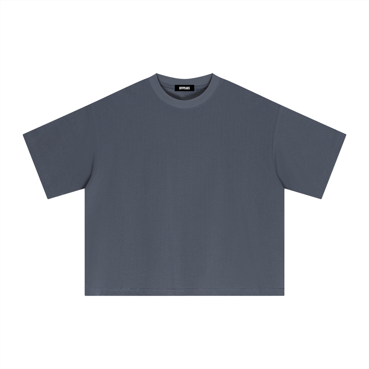 Slate Grey Performance Casual Boxy Tee