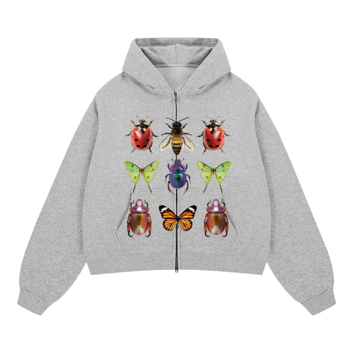 Insect Zipper Hoodie