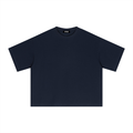 Dark Blue Performance Casual Boxy Tee