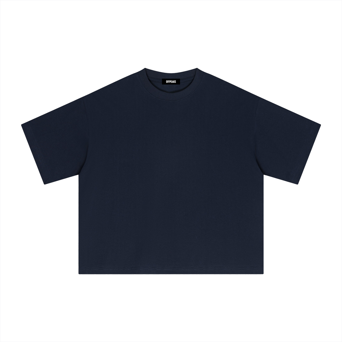 Dark Blue Performance Casual Boxy Tee