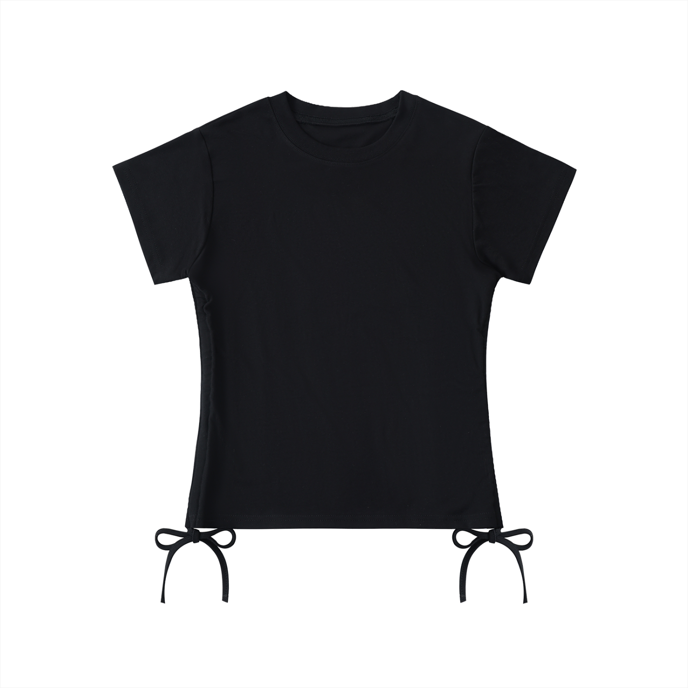 pitch black coquette t shirt