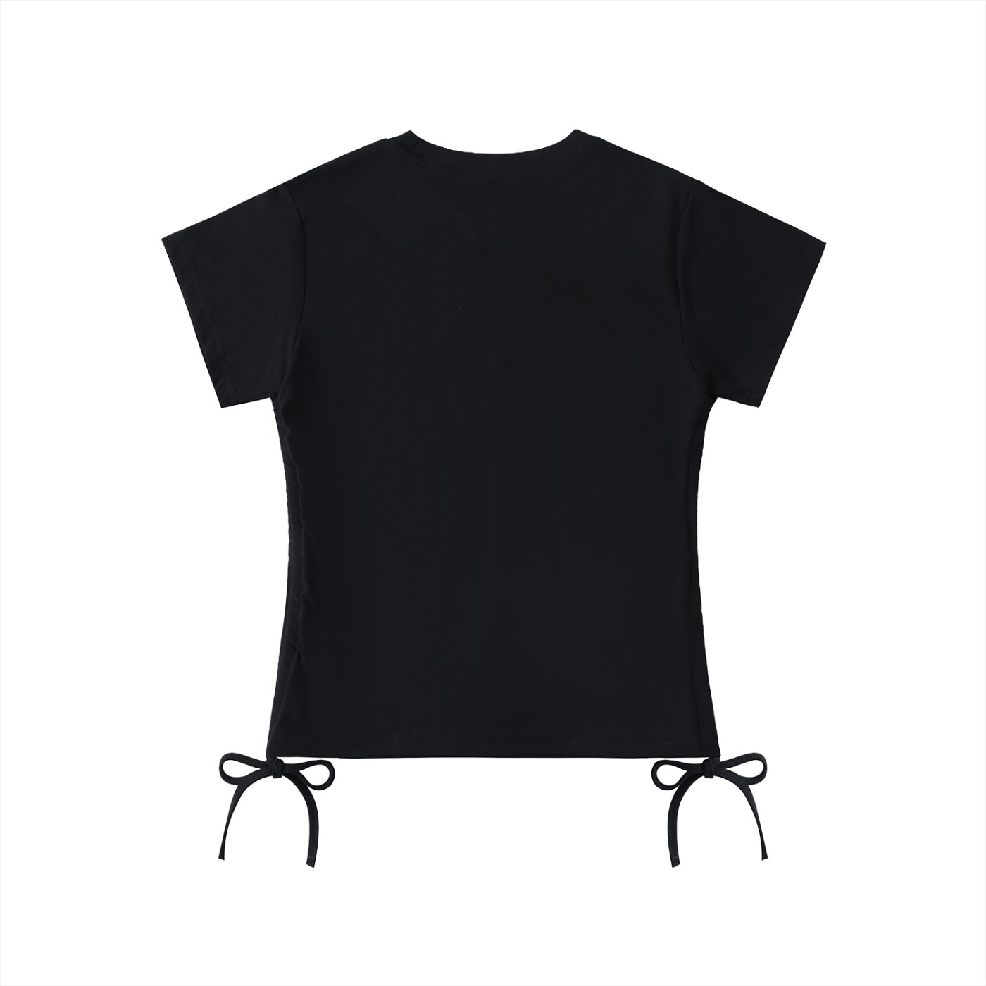 pitch black coquette t shirt