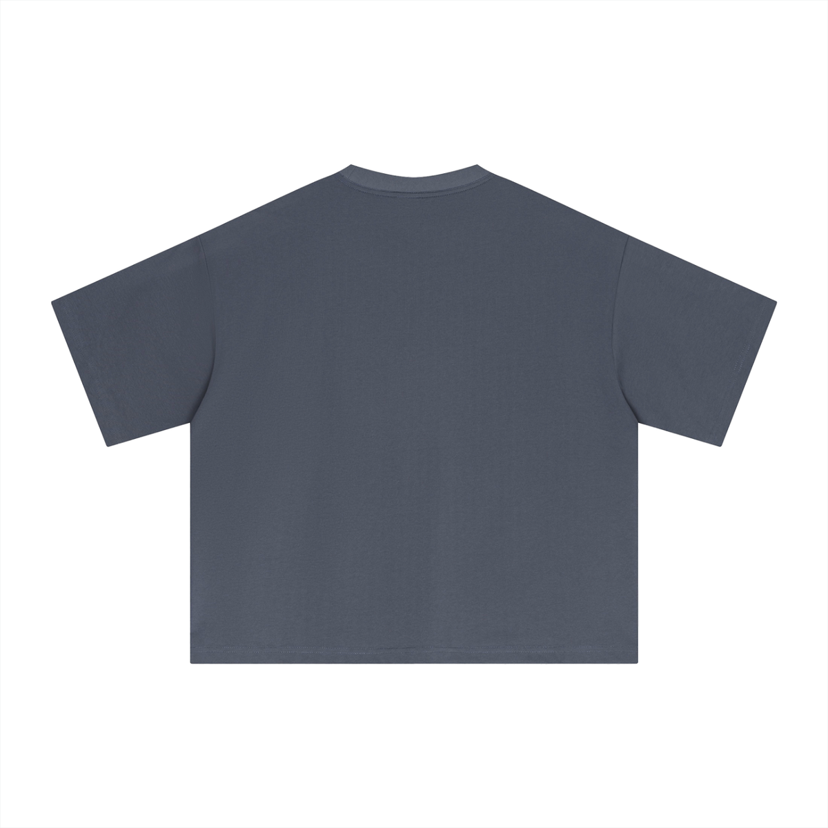 Slate Grey Performance Casual Boxy Tee