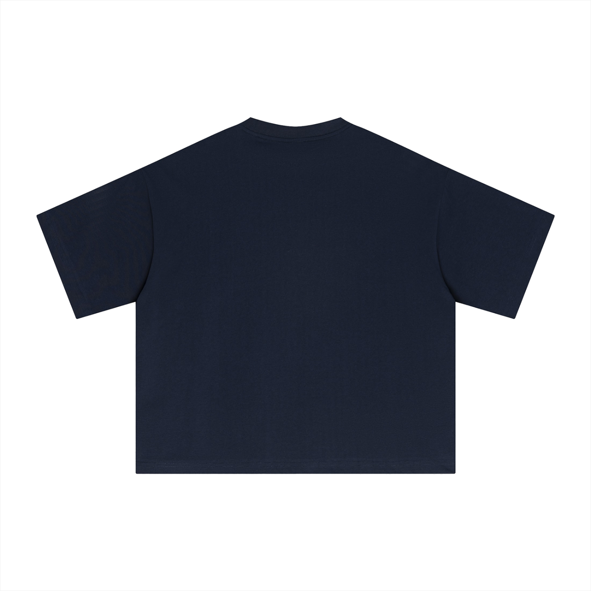 Dark Blue Performance Casual Boxy Tee