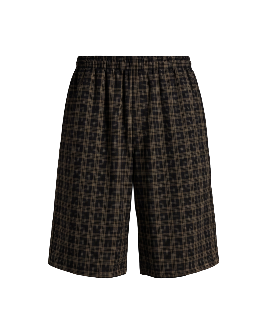 Moorland Plaid Baggy Shorts
