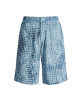 Sky Blue Plaid Shorts