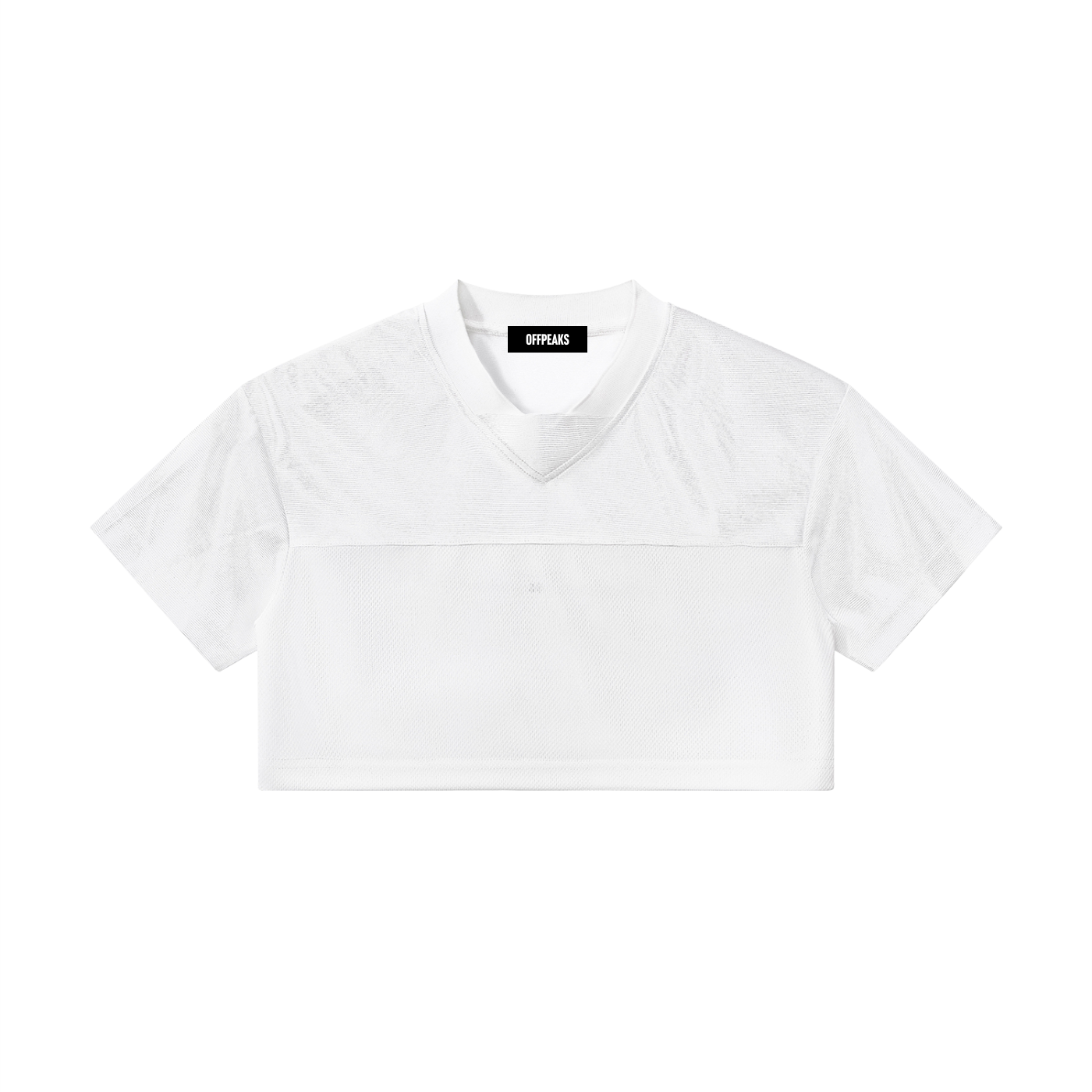 Women’s Cropped Paneled V-Neck Jersey