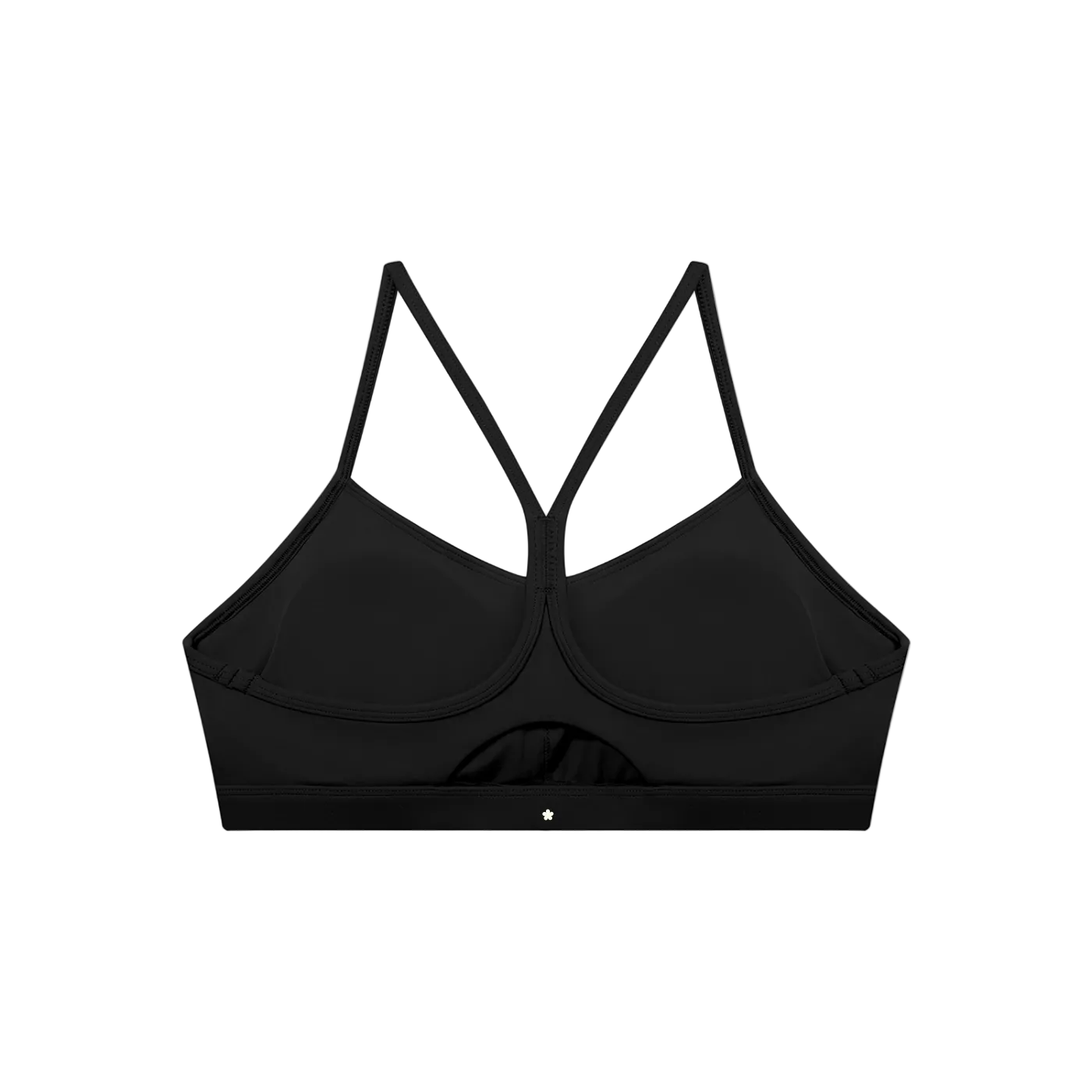 Black bralette with thin straps 