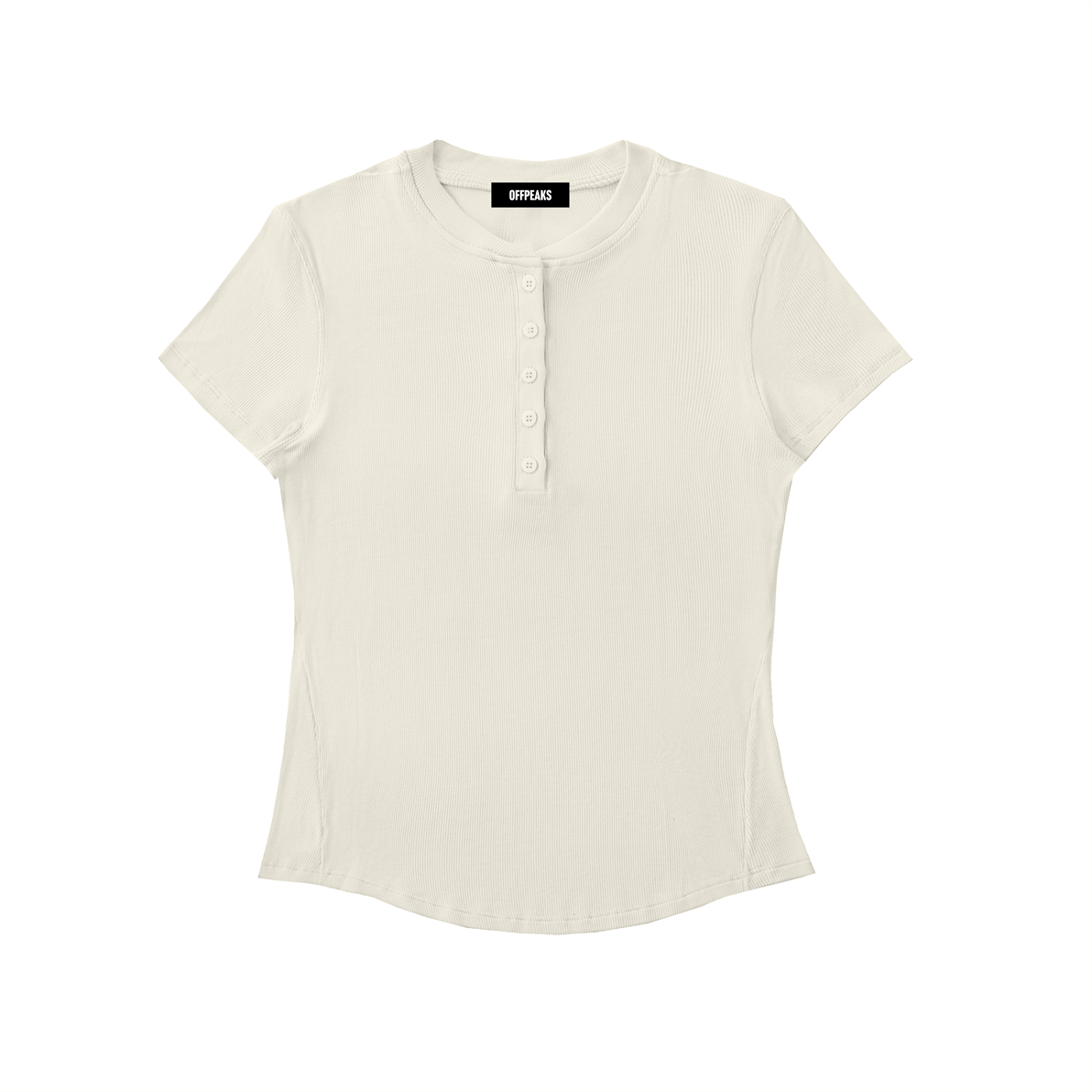 Modal Bodycon Henley Shirt