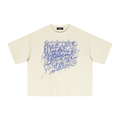 Scribble Performance Casual Boxy Tee