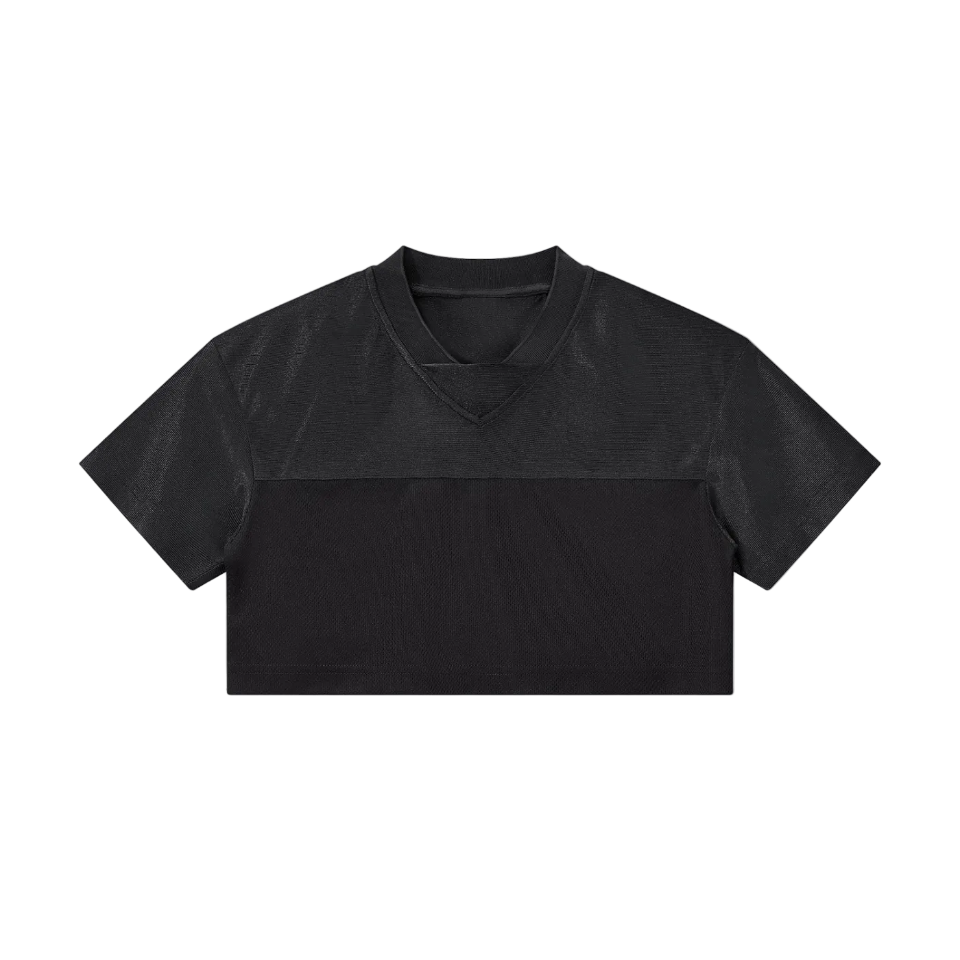 Black crop top.