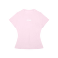 rose pink slim fit gym tee