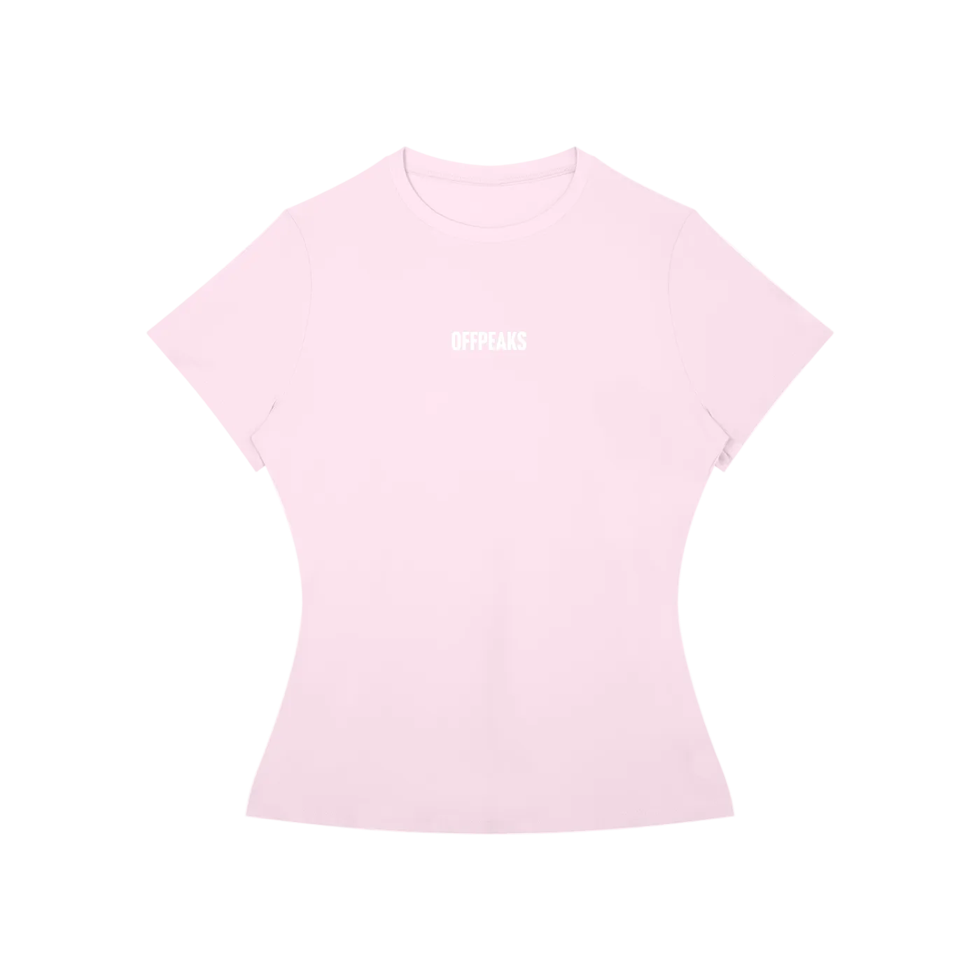 rose pink slim fit gym tee